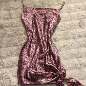 Cinq à Sept Pink Paisley Mini Dress